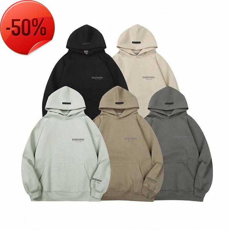 

Hoodies Sweatshirts Designer Mens Essentail Pullover Streetwear Essen Oversized Clothing Hooded Jumper Refflective Letter Printing Size S-xlS to 2XL Size, G11