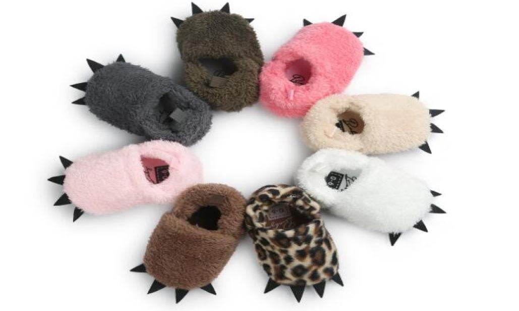 

12pairslot Whole monster design baby shoes Fashion cartoon baby first walkers Winter prewalker Warm and Cute baby footwear mi2608478, Multi-color