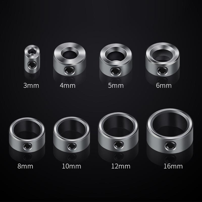 

Professional Hand Tool Sets 8pcs/Set 3/4/5/6/8/10/12/16mm Bit Limit Ring Twist Drill Locater Wood Drilling Depth Locator Positioer