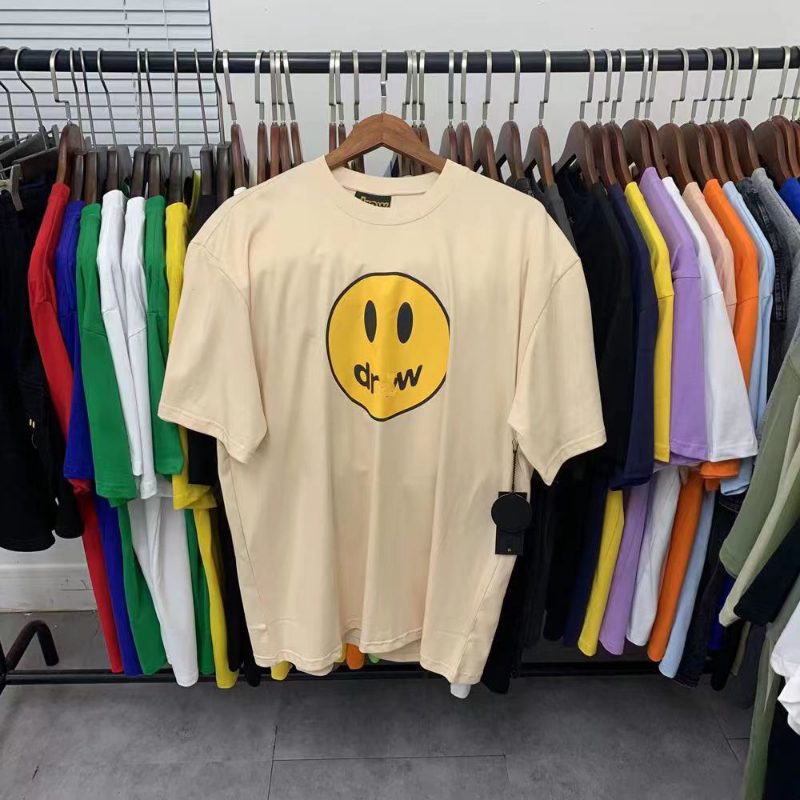 

Drews House Apparel Short Sleeve Drews House Printed T-shirt Hight Quality Men Clothing One Day Ship Out Tops Tees, White