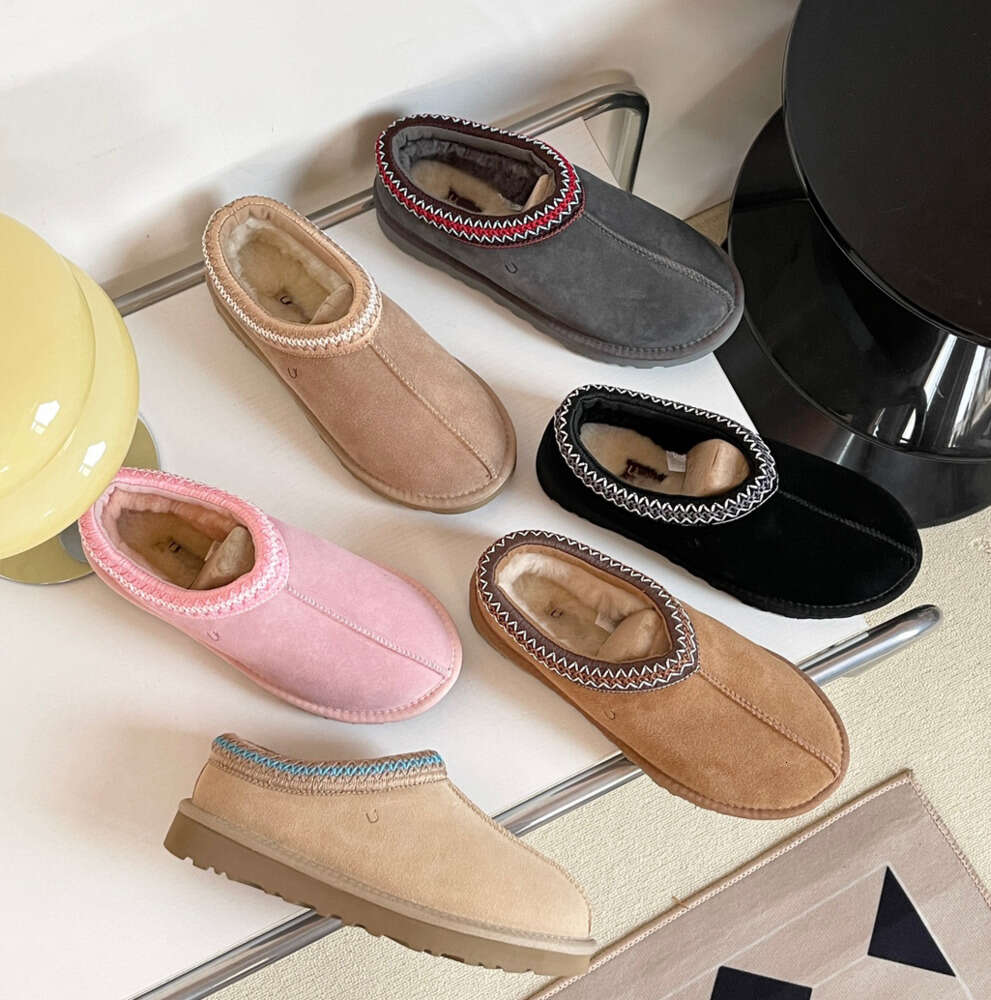 Tasman Slipper ug boots Autumn Winter australia designer Women men Classic Tazz Slide Woolen Luxury warm Mini Platform Boot Soft shoes Cotton boo