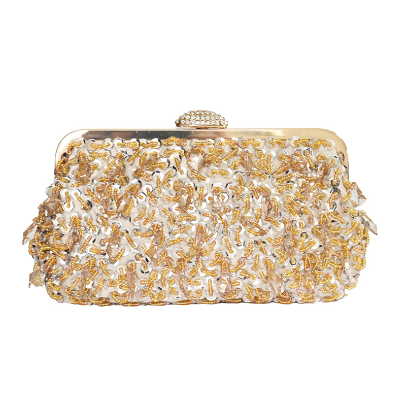 

Handbags New gemstone pendant evening bag lady beaded evening clutch woman box gift holding a banquet bag clutch bag