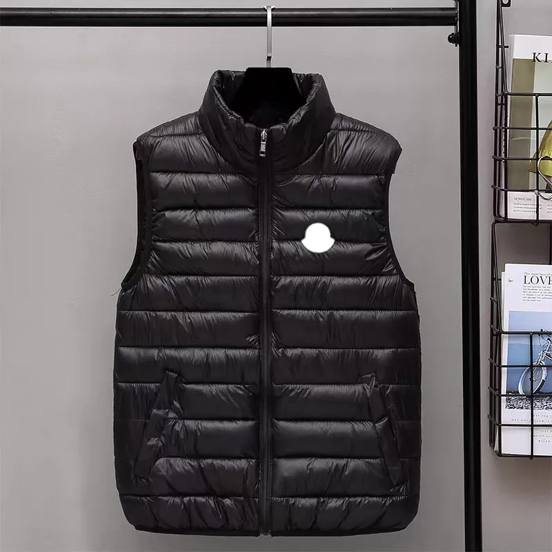 Monclrmen Vest Jacket Designer Ship Emblem Maya Bomber Down Coats Sleeveless Windbreaker Coat Outwears Women Men Coats Designer Puffer Jacket 3Bf