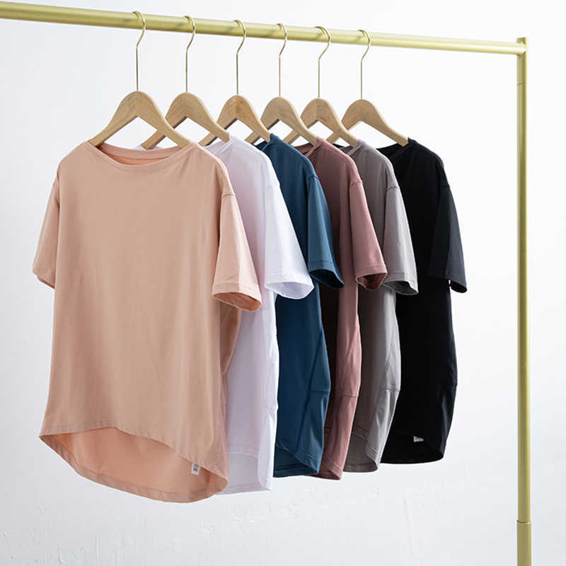 

Yoga Outfit Lulu Women Loose Yoga Tops Sports Shirts Woman Short Sleeve T-shirt for Fitness Gym Wear Workout Clothing Sportswear Ladies lululemens, 1pcs random color