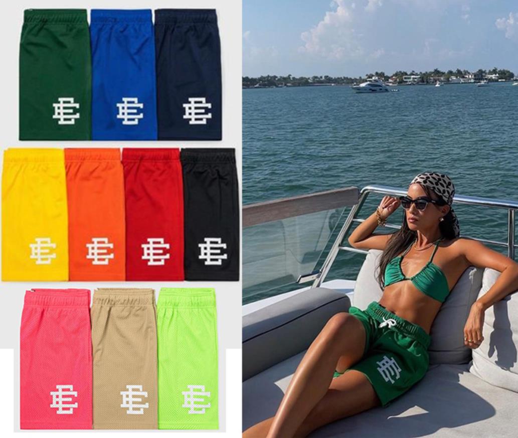 

Men's Shorts Basic Short EE Eric Emanuel Summer Casual Fitness Sweatpants Gym Workout Sports Casual Pants, Green