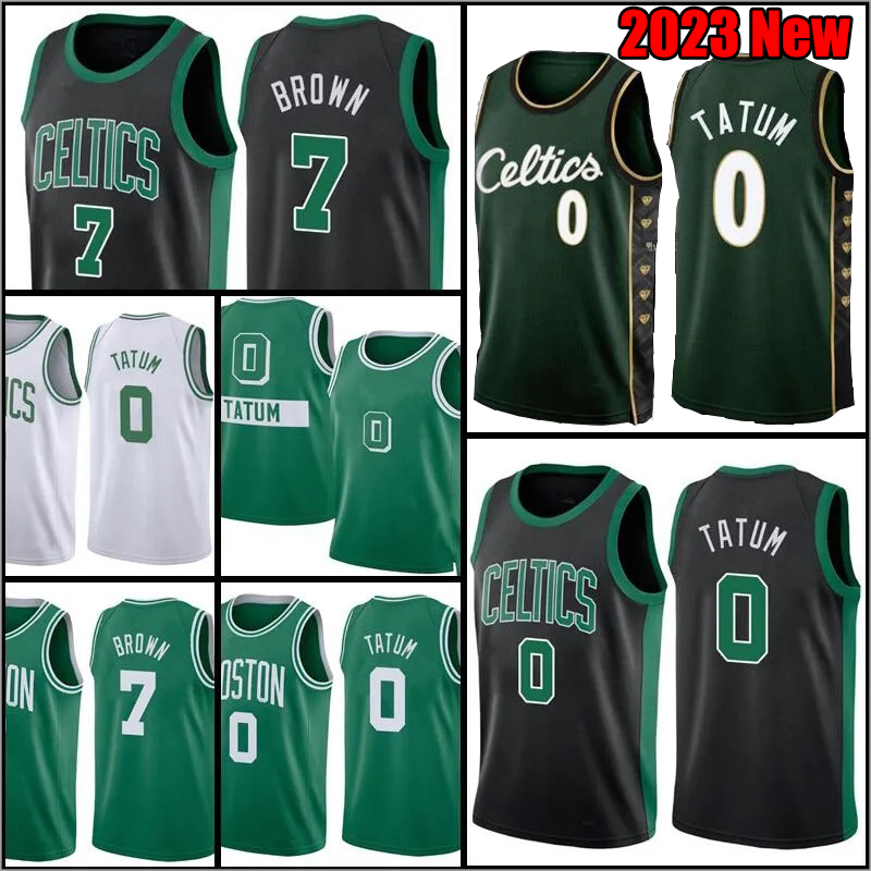 

2023 New Patch Basketball Jerseys 0 33 7 36 Bostons Celtices Jayson Tatum Larry Bird Jaylen Brown 22 23 Marcus Smart 5312