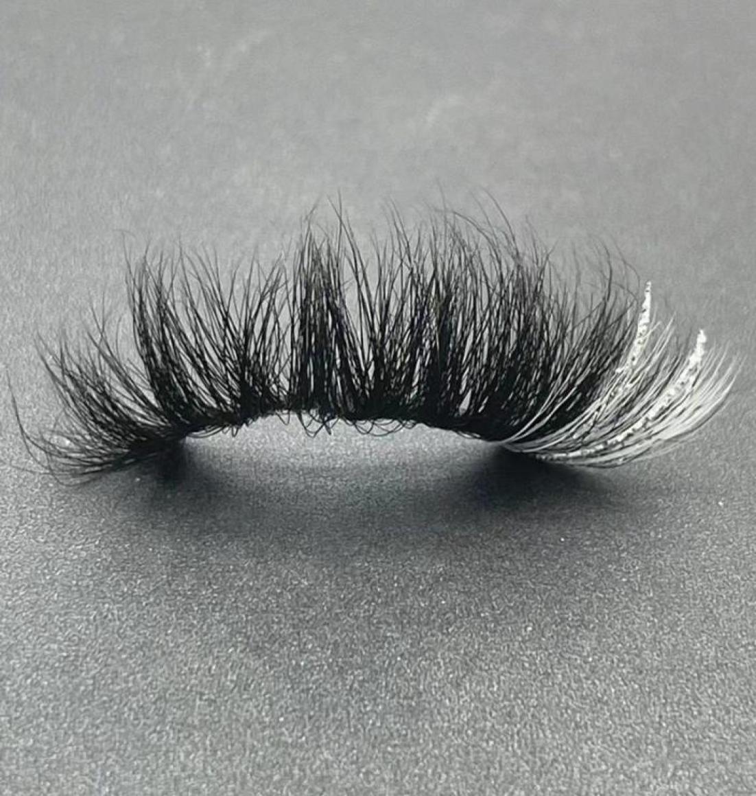 

NEW Glitter Colored Lashes Mink Lash Whole Dramatic Colorful Natural Eyelashes Extension Make up Fake Eyelash2423069