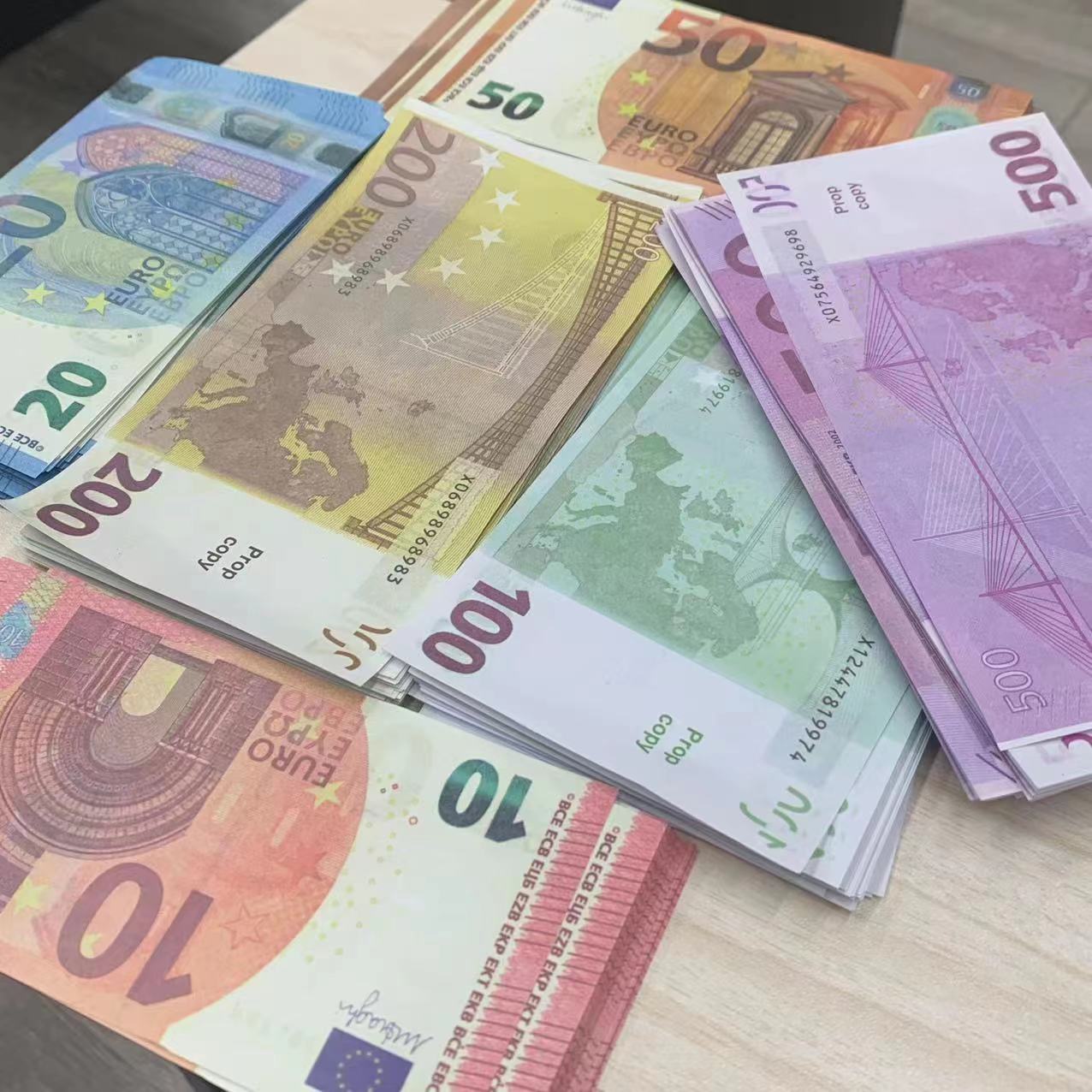 

New Fake Money Banknote US Dollar Euros Realistic pound sterling Toy Bar Props Copy Currency Movie Money Faux-billets Simulated counterfeit banknotes, props