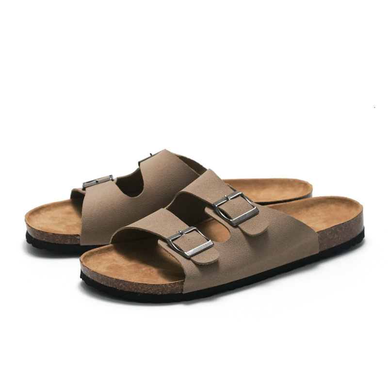 

Slippers CEVABULE Men's Cork Sandals Beach Flip Flop Shoes KWN 230410, 1208-black