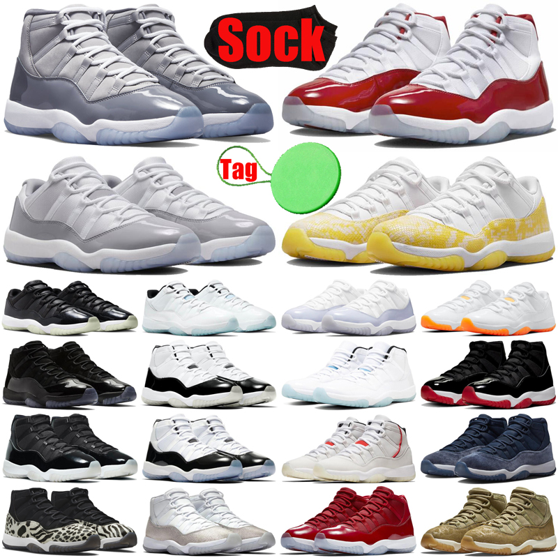 

Jumpman 11 11s basketball shoes for men women Cement Cool Grey Cherry Yellow Snakeskin Legend Gamma Blue Cap And Gown mens womens trainers sneakers, #9 space jam