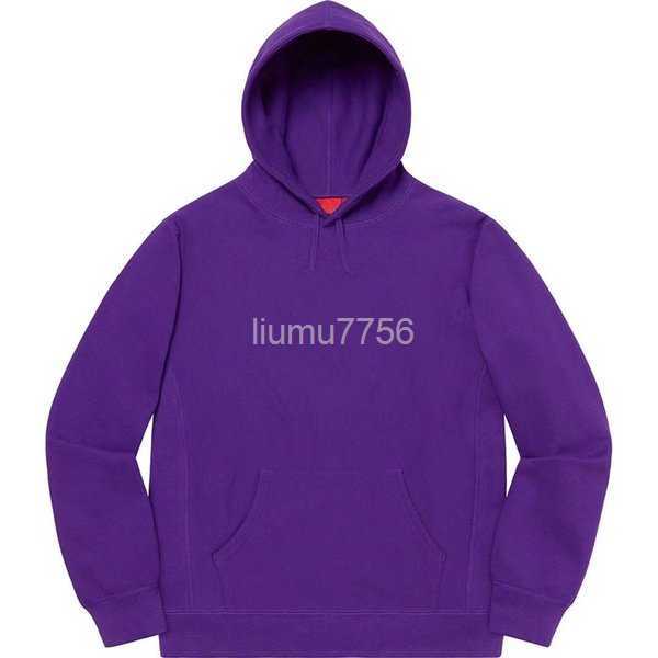 

European American tooling tide brand sweatshirts sweater men and women couples classic letter hoodie embroidery cotton warm loose sweater plus velvet top EESZ, Purple