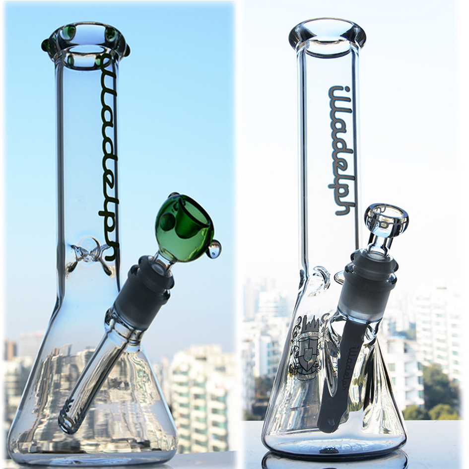 

Glass Beaker Base Bong Hookahs Downstem Perc Smoke Water Pipe Bubbler Water Bongs Heady Dab Rigs With 14mm Bowl