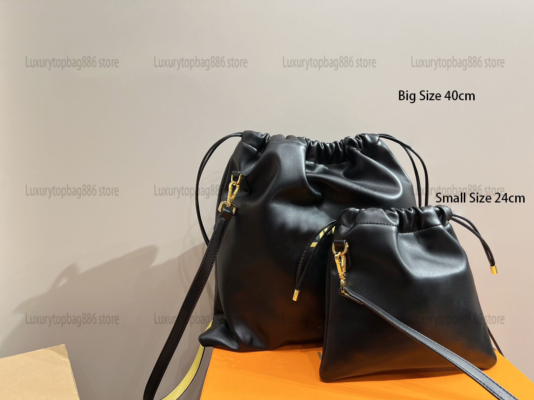 

Fashion Women FB Bucket Bag Luxurys Handbags Famous Shoulder Designer Bag Large capacity Tote Bag Ladies 5A Real Leather Crossbody Bag Vintage Travel Crossbody Bag, 40cm brown