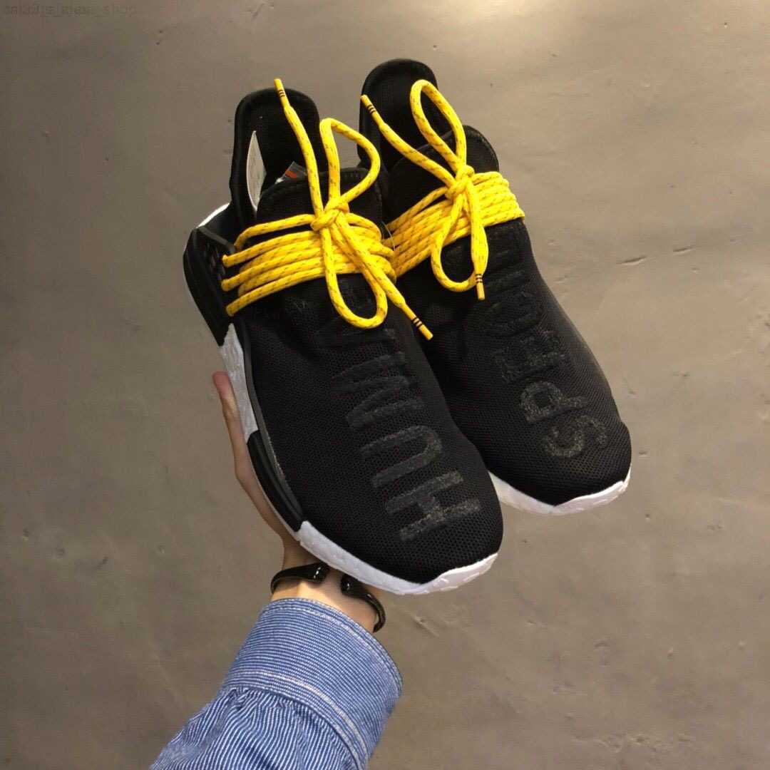 

NMDs R1 v2 mens Running Shoes Human race hu Pharrell Williams Solar Pack Afro Pack Black Gradient Neon Aqua Tones Munich Olive women US5-12.5