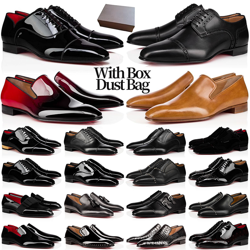 baskets de designer robe chaussures pour hommes chrétiens bas rouges chaussures mocassins hommes rivets fête de mariage bas en plein air en cuir