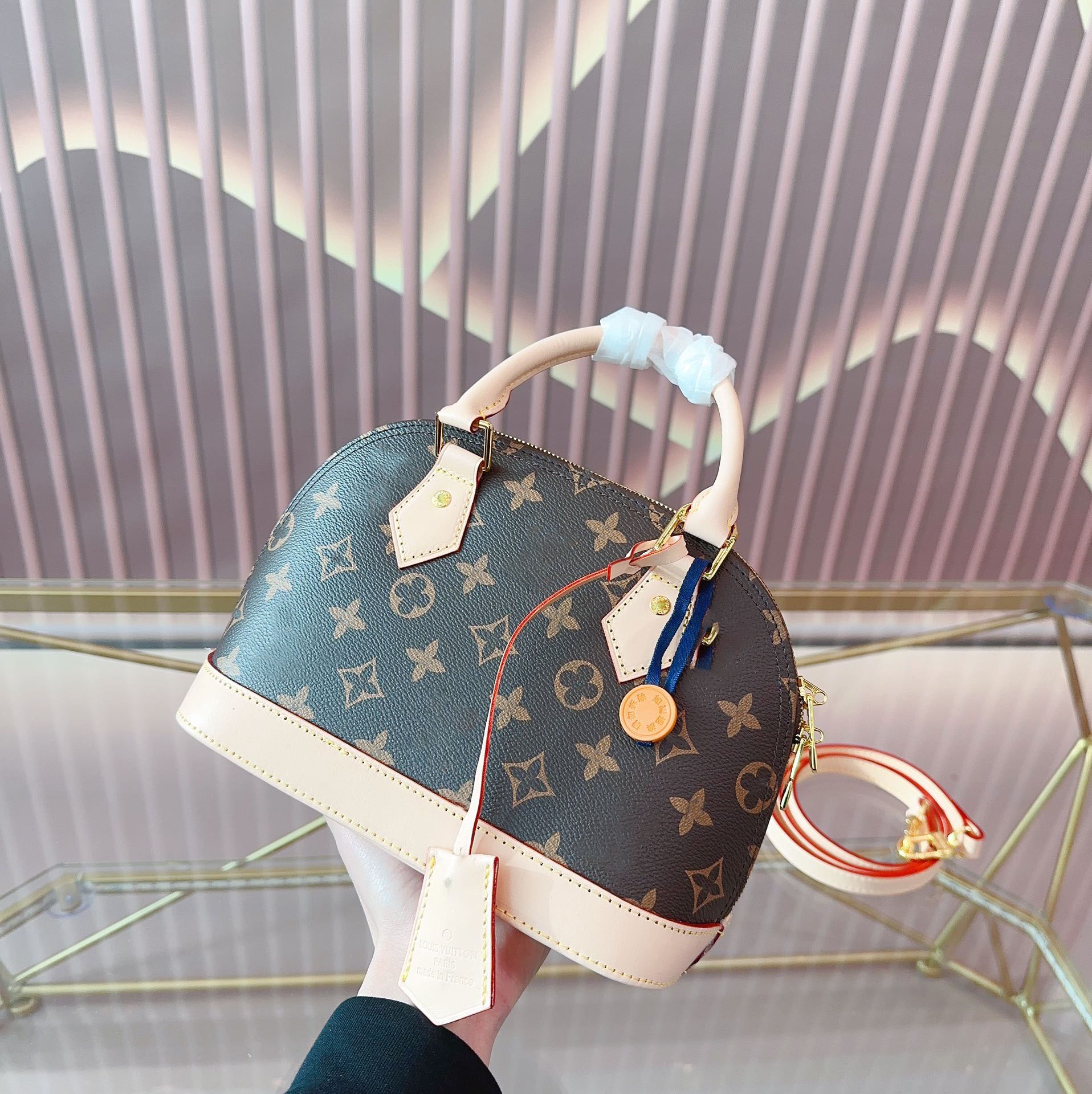 

Top fiorelli handbags Quality Alma Bb Tote Fashion Women Shoulder Bags Chain Messenger Bag Leather Handbags Shell Wallet Purse Ladies Cosmetic Crossbody Tote, Brown