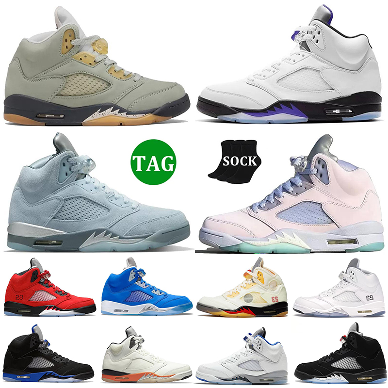 

Basketball Shoes Jumpman 5s Men Retro 5 Dark Concord Racer Blue Raging Aqua Bull Red Suede Jade Horizon Sail What The Easter Mens Trainers Sports Sneakers, D33 light aqua 40-47