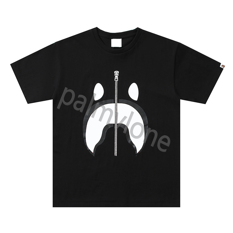 

High Quality Mens Designer T Shirt Summer Streetwear Short Sleeve bapesMen Women Tee Couple outfit simple and versatile color black white and others -XXL, The same as orginal
