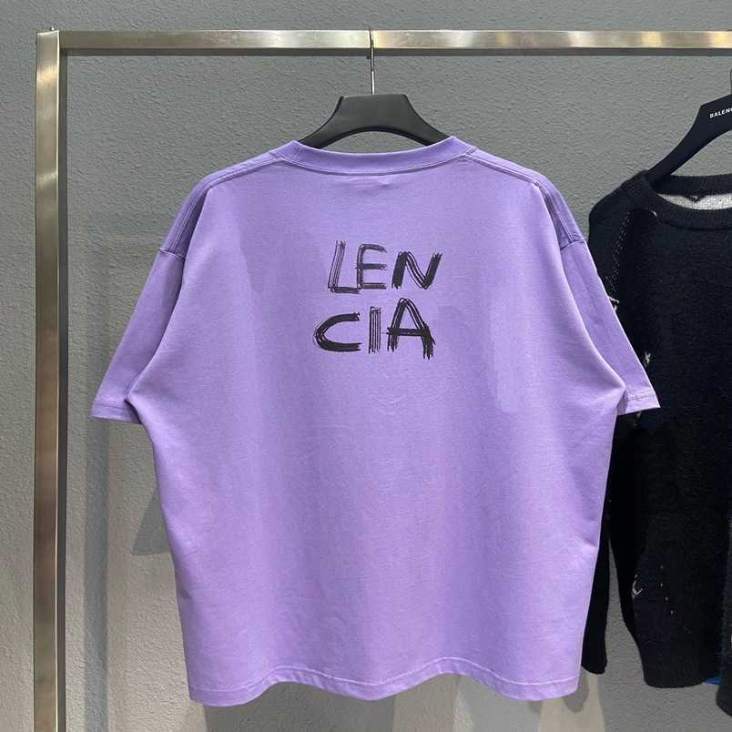 

Womens Designer t shirt tracksuit Shirt High Version Spring/Summer Front Back Initials English Casual Loose Round Neck Sleeve T-shirt for Men Women Couples, White