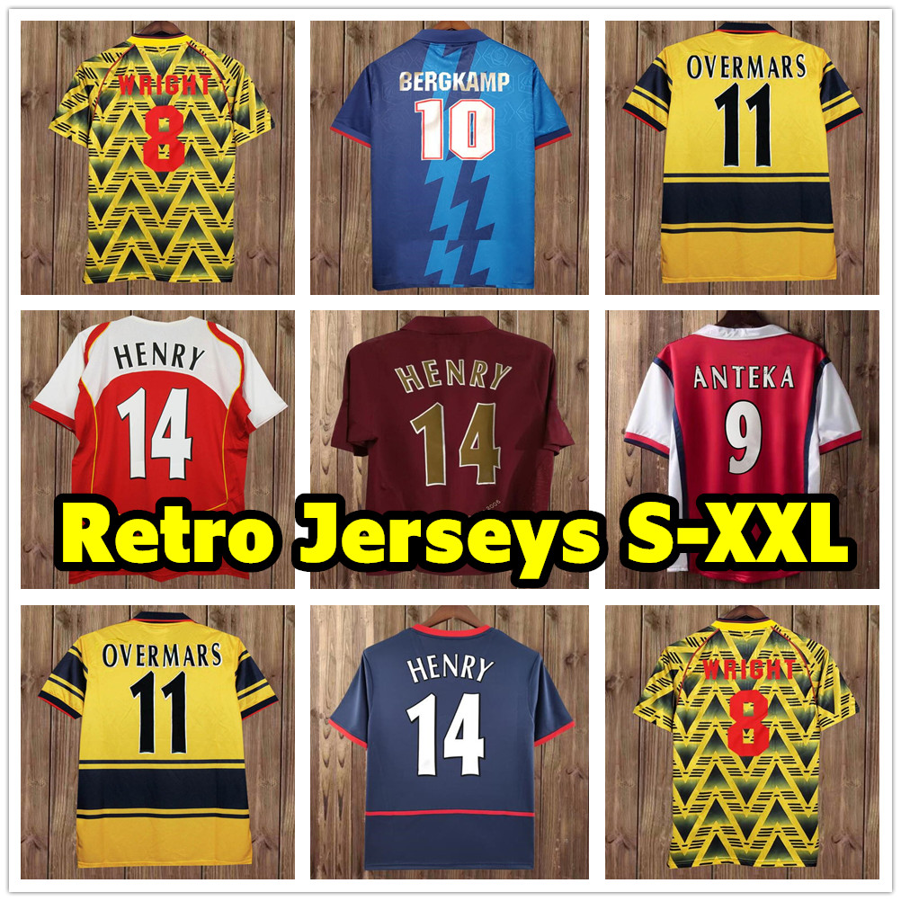 

Retro soccer jerseys HIGHBURY HOME FOOTBALL SHIRT PIRES HENRY REYES 02 03 05 06 98 99 BERGKAMP 94 95 ADAMS Persie 96 97 Galla 86 87 89 WRIGHT, ⑦
