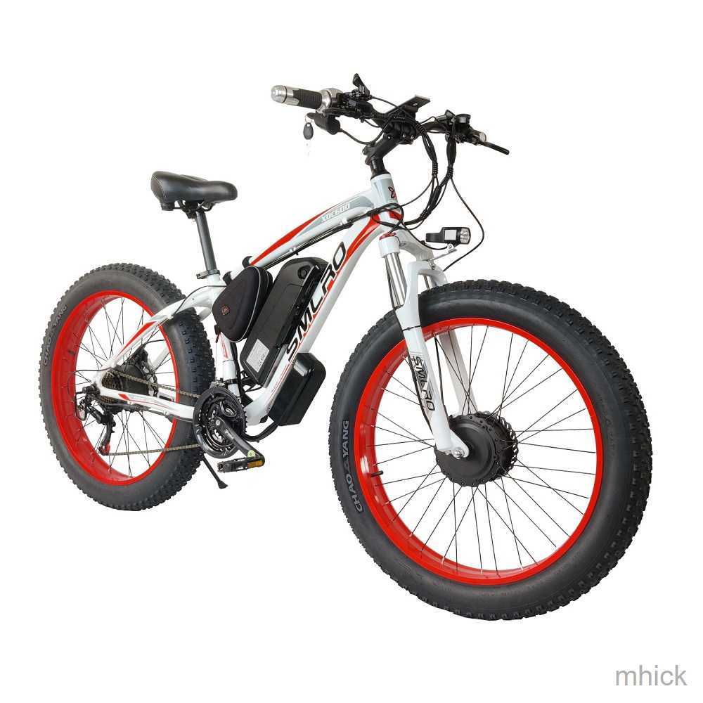 

Bikes SMLRO New XDC600 2000W 48v 22.4AH Electric Bicycle 26 inch Mountain Bike Front and Rear Mechanical Disc Brakes Electric Bicycle M230410