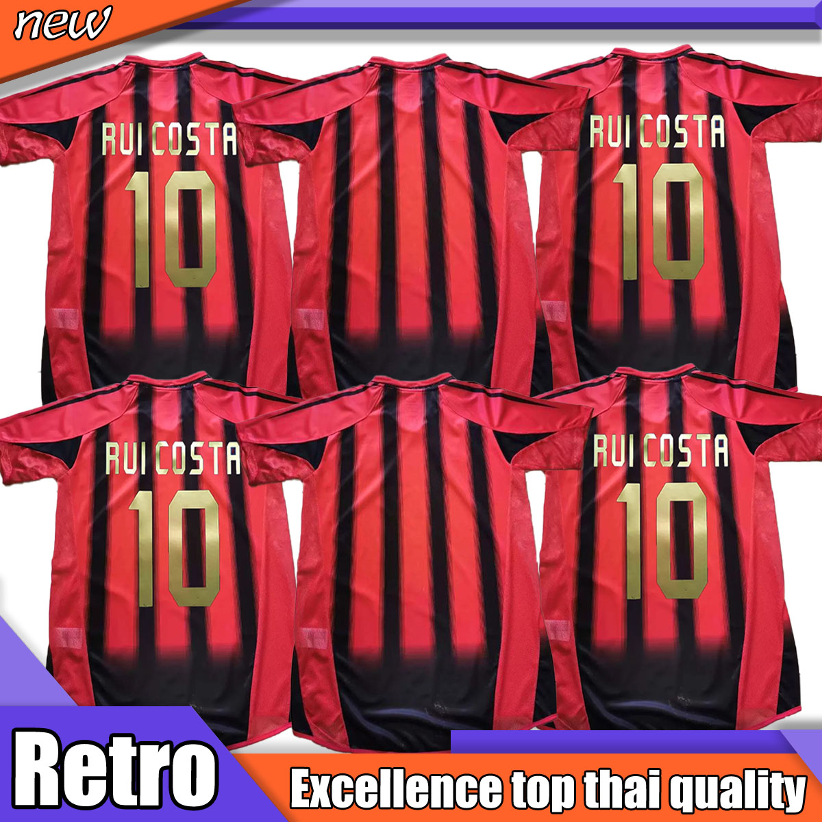 

2004 2005 Retro milan soccer jerseys NESTA AC INZAGHI 04 05 home red black classic Vintage football shirt SHEVCHENKO PIRLO KAKA MALDINI PIRLO VOGEL STAM RUI COSTA, 02