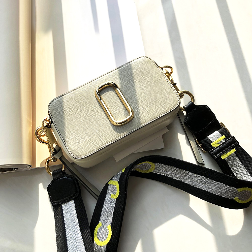 

Marc jocobs Camera bag Flap Shoulder strap Womens clutch Evening Bags COOL Marcie baguette Envelope Hobo Mens zipper Metal logo travel handbags Crossbody purse lady, Grey