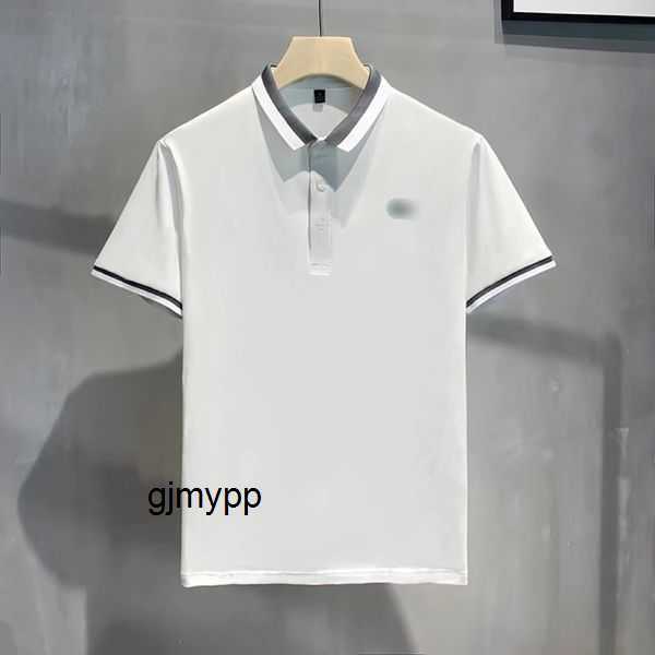

Men's Polos Summer polo shirt Polo neck short sleeve T-shirt Large men's clothing fashion label high-end business casual half collar 121TTZ