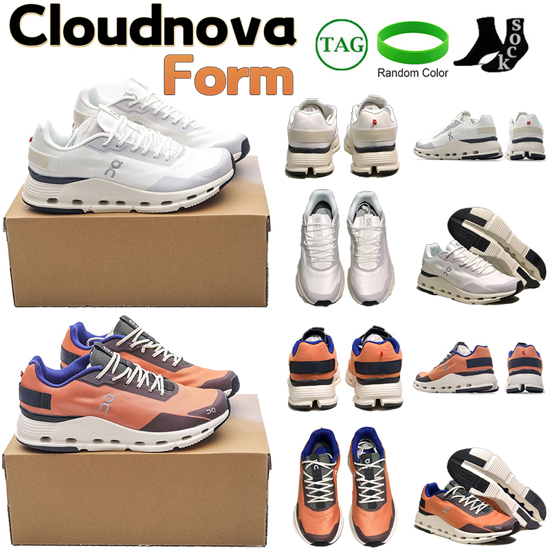 

On Cloudnova Form Running Shoes Men Women Designer Sneakers White Eclipse Terracotta Forest Black Twilight Arctic Alloy Mens Womens Fashion Cushion Trainers, No.5 arctic alloy