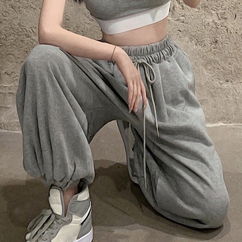 

Women's Pants Capris SHUJIN Oversize Women White Jogging Sweatpants Korean Fashion Sports Pants Casual Harajuku Wide Joggers Trousers Anklelength 230410