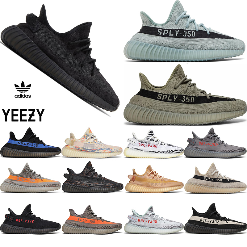 Adidas Yeezy Boost 350 V2 Chaussures de course Onyx Bone Granite Carbon Beluga Slate Salt Bred MX OAT Rock Hommes Femmes Designer Sneaker Trainer
