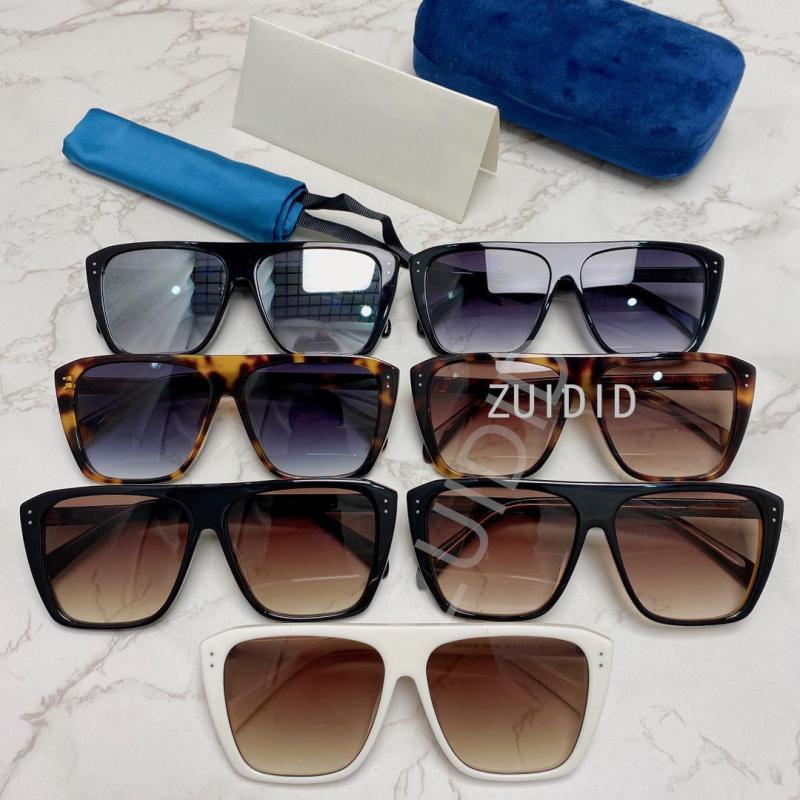 

Sunglasses Big Square Frame Mirrored Colorful Gradient Lens Acetate 0701/s Women Steampunk Oversize Diamond Shades Unisex 2023