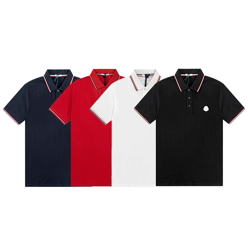 

Designer Mens Casual Print Classic polo shirt Solid Breathable TShirt Slim fit Short Sleeve Male Tee Men's T-Shirts Monclers tops quality clothing, 11