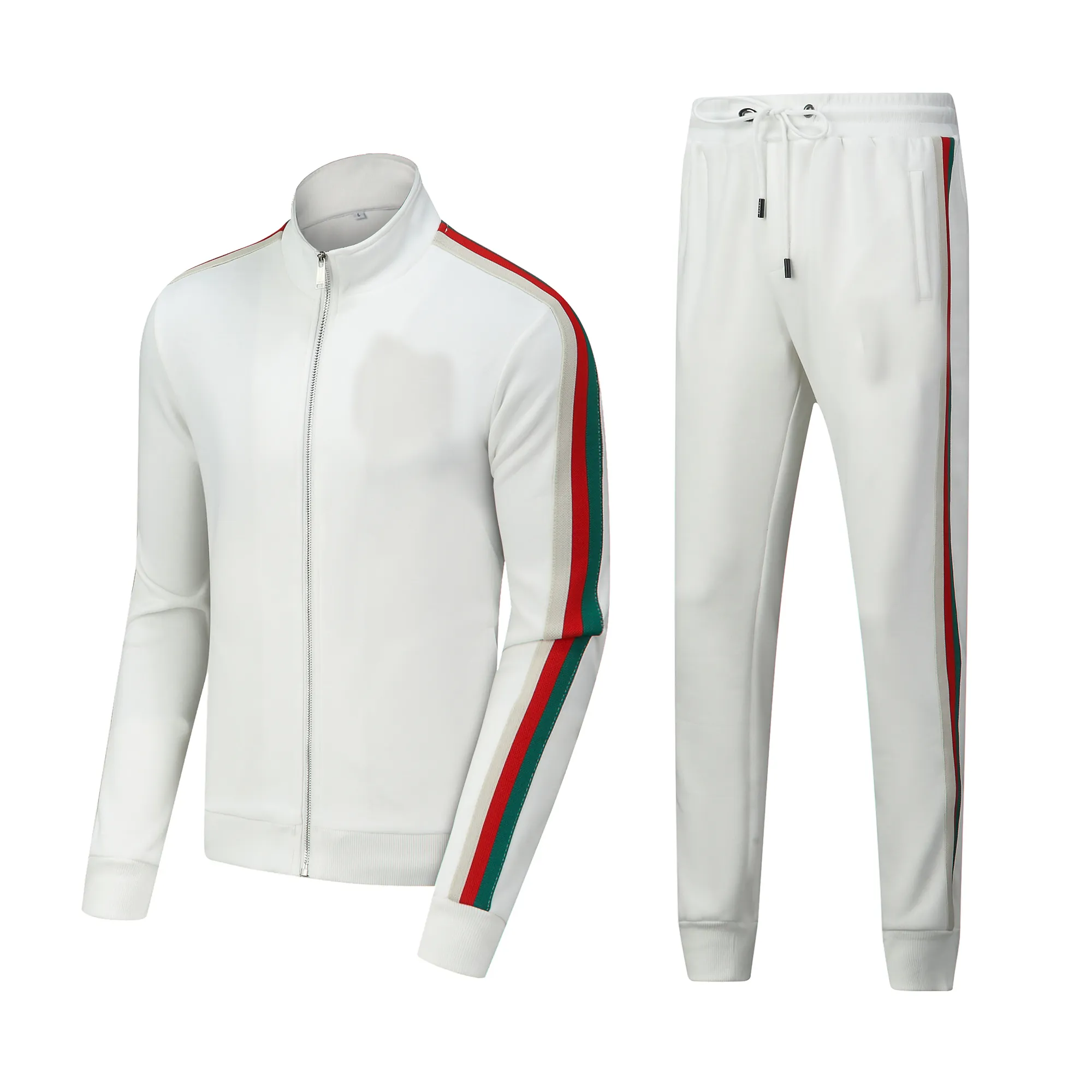

hj23Men's set tracksuits designer mens ladies tracksuit suit Hoodie or pants sweatshirts suits Zippers Letters Printed autumn winter men Sportswear M, White