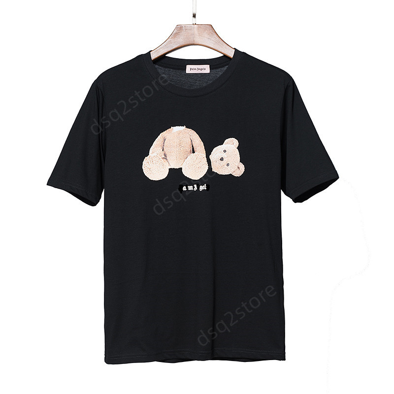 

2023 palm pa tops Summer Loose Tees Fashion Casual Shirt Luxurys Clothing Street cute shirts Men Women High Quality Unisex Couple t shirts, White