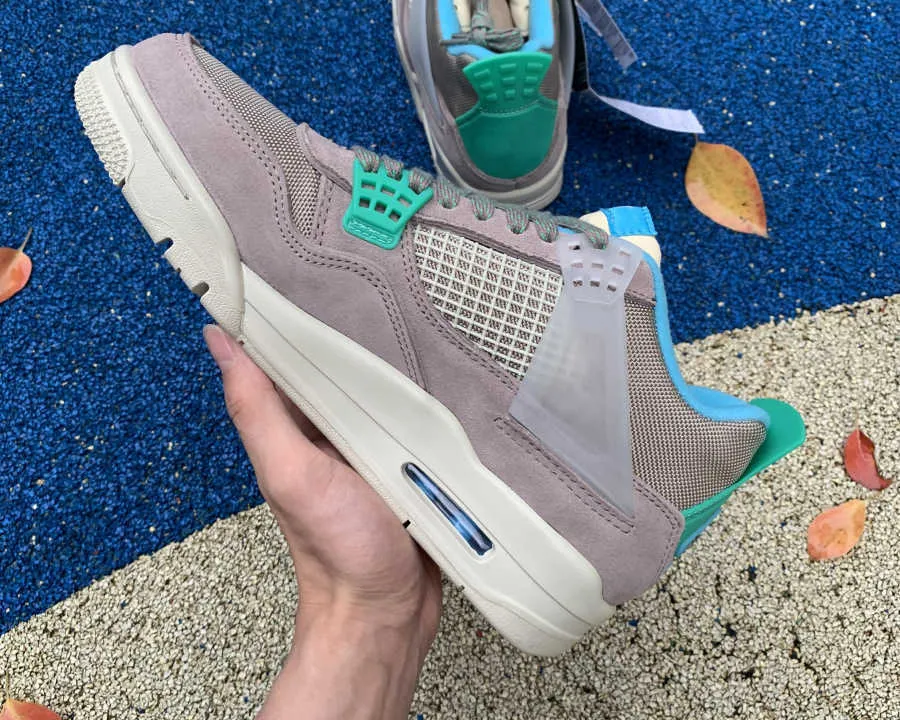 

2023 Basketball Shoes Union x Jumpman 4 Taupe Haze 4s fashion shoe Mens Womens Outdoor sneakers with box