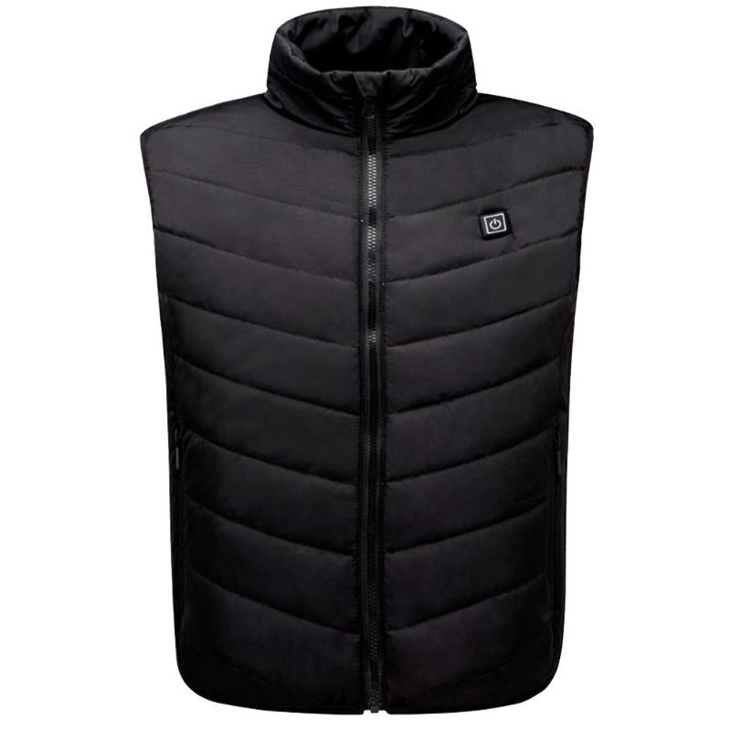 

Hunting Jackets Men's Vest Mobile Power USB Charging Warm Electric Heated Adjustable Clothing, Picture shown