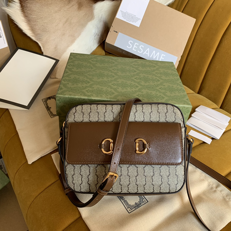 10A Top quality woman shoulder bag small backpack 22.5cm fashion canvas crossbody bag designer bags Luxurious lady leather purse With box G095