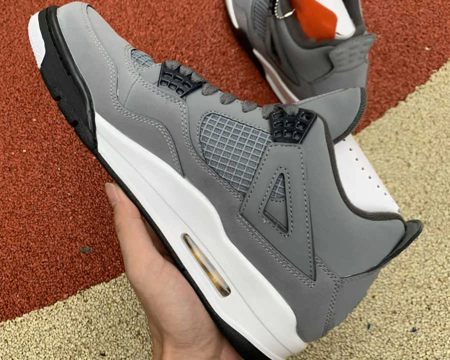 

2023 Basketball Shoes Cool Grey Men Woman Jumpman 4 4s Chrome Dark Charcoal outdoor running trainers sport Sneaker With Box