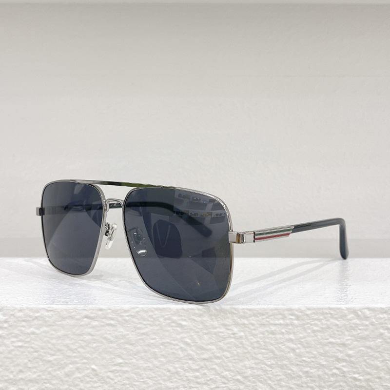 

Fashion Sunglasses for Men Brown Black Transparent Polarized Lenses Eyewear Sun Glasses UV400 Full Frame Rectangle Sunglasses with Box