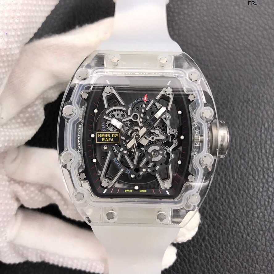 

Designer Watches Richads Milles New Richads Mens Wine Barrel Miller Transparent Tiktok Live Frj