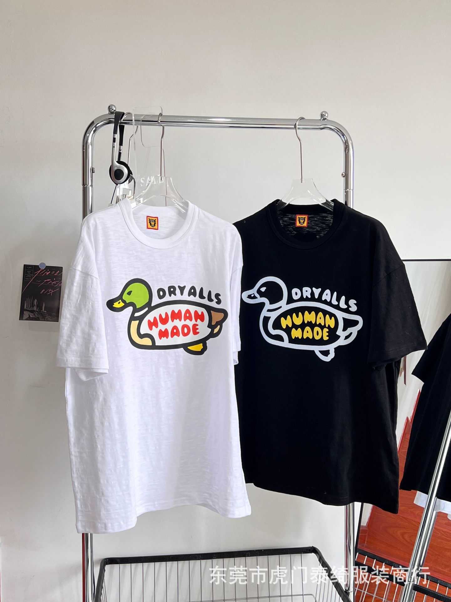 

Summer New Human Made DryAlls Duck Slub Cotton Short Sleeve T-Shirt Unisex