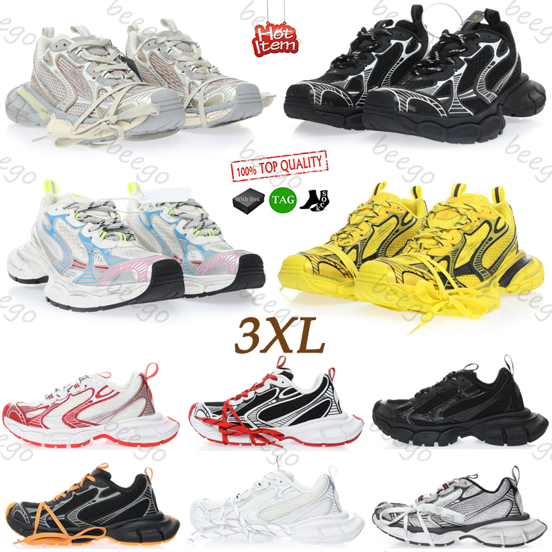 

3XL Sneakers Casual Shoes Paris Fashion Runway Retro Trainers mesh comfortable nylon increase making old couple sneakers Size 35-46, #2