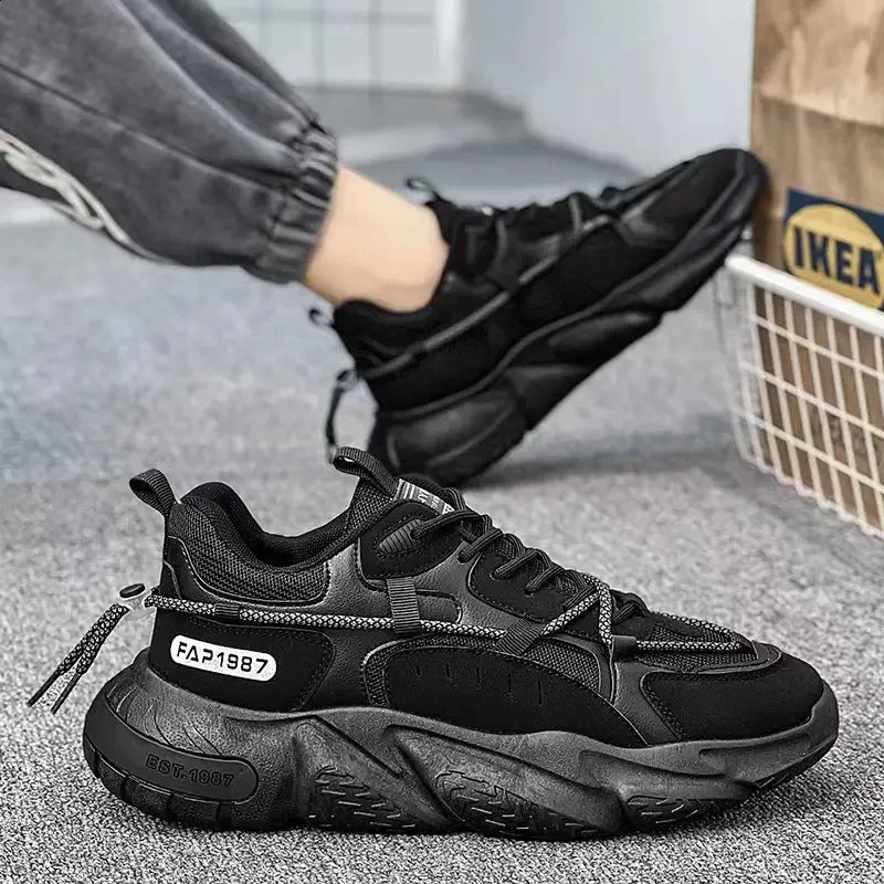 Dress Shoes Men Casual Sneakers Lightweight Mesh Flats Running Shoes Comfortable Breathable Cushioned Wear-resistant Soft for Outdoor Sport 231124