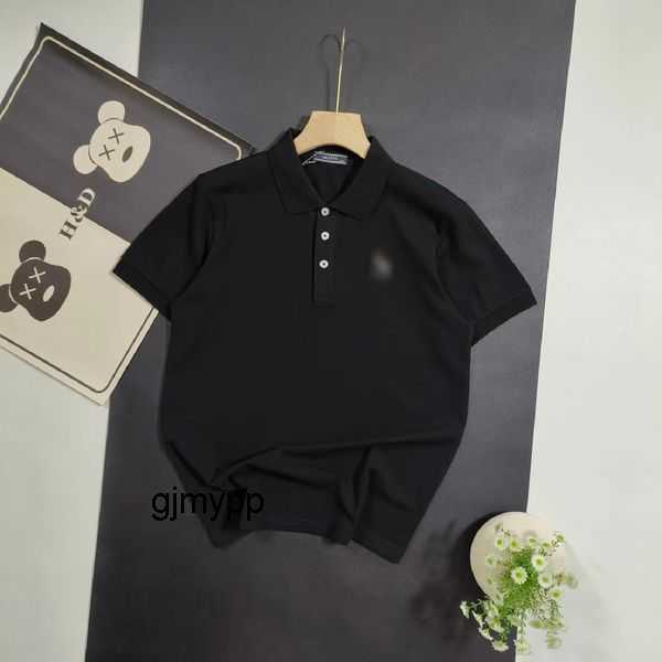 

Men's Polos Cotton Polo Shirt Short Sleeve Loose Solid T-shirt High Quality Paul 65VWG