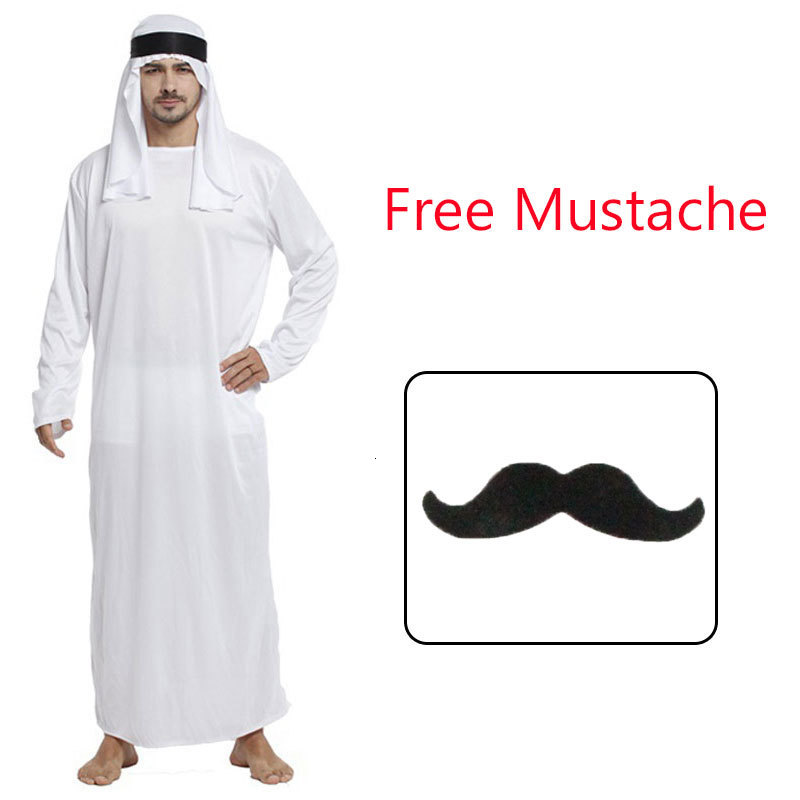 

Theme Costume Fantasia Adulto Prince Arabian Arab Costume Men Middle East Ali Baba Sheik Costumes Halloween Purim Carnival Cosplay Outfits 230410, Black