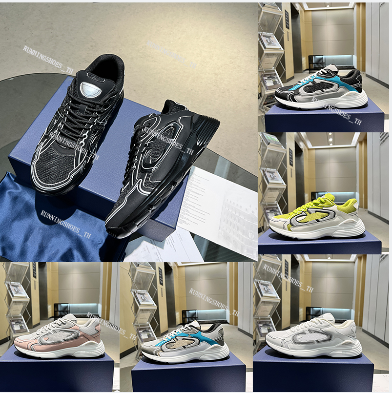 

B30 Designer Sneakers Vintage Casual Shoes Men Women Trainers Oblique Technical Leather Reflective Sneaker Suede Fabric Mesh Shoe Platform Trainer Size 36-46, 12