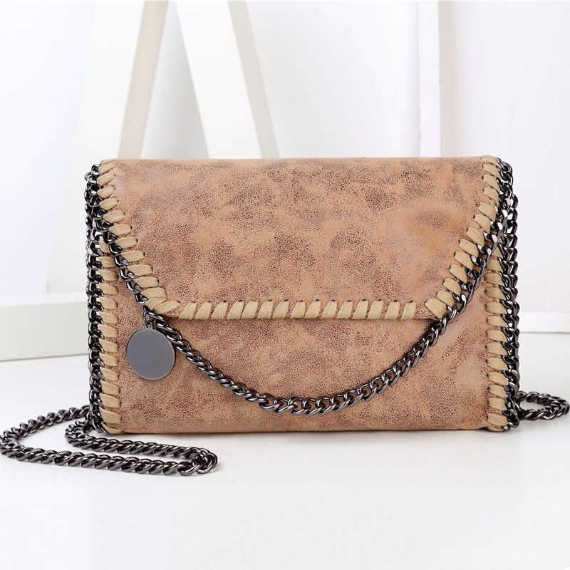 

Designer Luxury Stella McCartney Women Shoulder Crossbody Bags Frosted Suede Envelope Messenger Bag Hobo Handbags Vintage Ladies Purses Clutch Wallets, Color 5