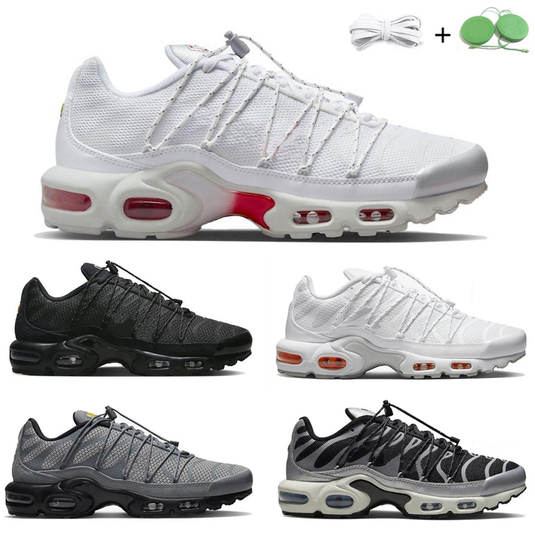 

Tn Plus Tns Mens Running Shoes Sneaker Toggle Lacing Utility Triple Black White Grey Olive Red Reflective Men Trainers Sports Sneakers Size 40-46, Color#2