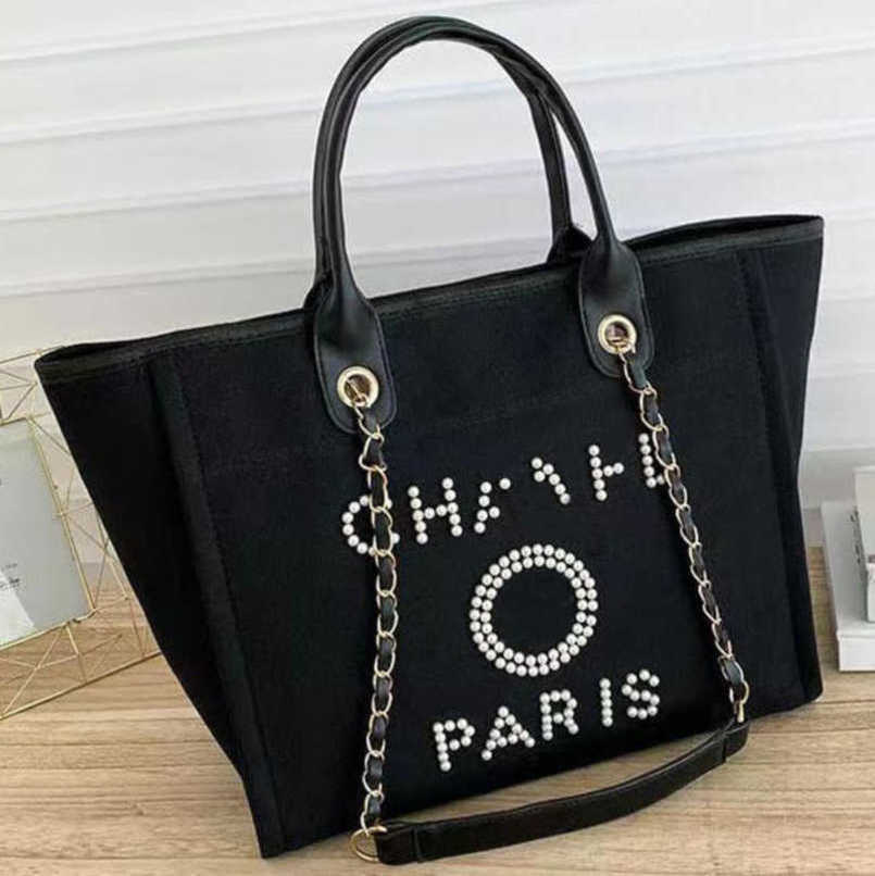 

Women's Fashion Channel Luxury Evening Bags Brand Handbag Classic Canvas Beach Bag Designers Large Backpacks Capacity Small Chain Packs Big Shopping Handbags Ox55, Size45x30x15cm